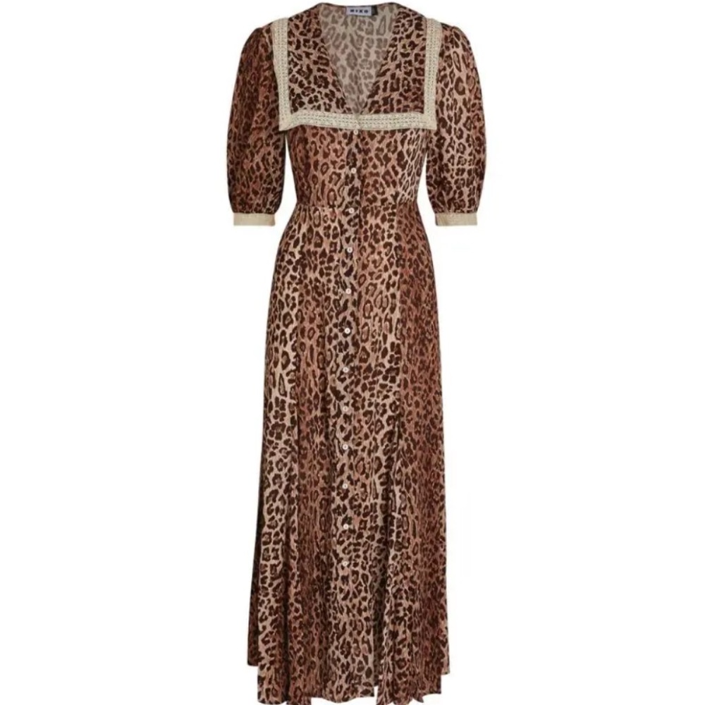 RIXO | Ellen Leopard Print Dress, Size XS - Picture 2 of 15